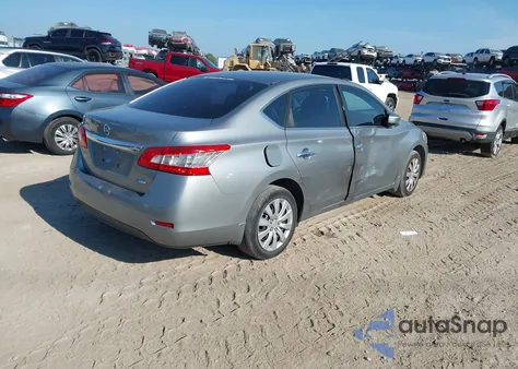 2013 Nissan Sentra S из США, поврежденный, VIN 3N1AB7AP5DL768961